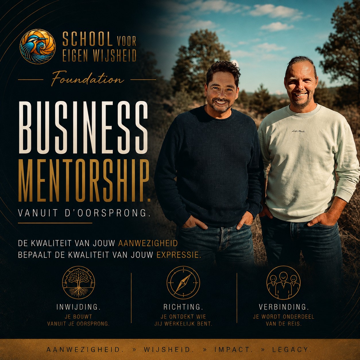 Business Mentorship. Vanuit d'Oorsprong. (Foundation)