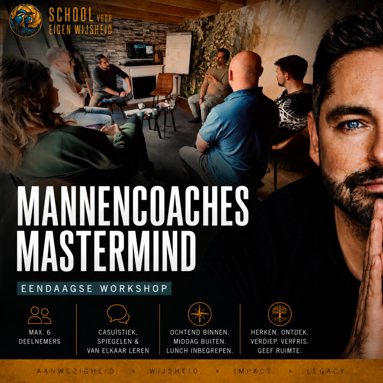 Mannencoaches Mastermind (Eendaagse workshop) 22 januari